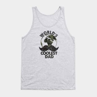 World's Coolest Dad Mustache Tank Top